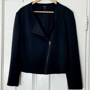 Apt.9 Women's Soft Zip Up Jacket | Color: Black | Size: XL